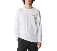 T-shirt The North Face Simple Dome manche longue blanc polaire - XS