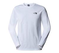 The North Face NF0A87QNFN41 L/S Simple Dome Tee T-Shirt Homme TNF White Taille L