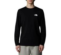 THE NORTH FACE NF0A87QNJK3 M L/S Simple Dome Tee T-Shirt Homme TNF Black Taille XS