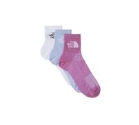 THE NORTH FACE NF0A882GA4I MULTI SPORT CUSH QUARTER SOCK 3P Socks Homme TNF White/Purple Mint/V Taille L