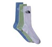 THE NORTH FACE NF0A882H0OD MULTI SPORT CUSH CREW SOCK 3P Socks Homme TNF White/Misty Sage/St Taille L