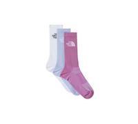 THE NORTH FACE NF0A882HA4I MULTI SPORT CUSH CREW SOCK 3P Socks Homme TNF White/Purple Mint/V Taille L