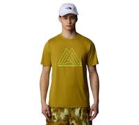 The North Face NF0A893ZECJ1 M MA 24/7 S/S Tee Sweatshirt Homme Amber Green Taille S
