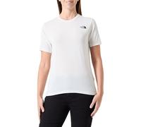 The North Face NF0A894RQLI1 Linear Side Foundation SS Tee T-Shirt Femme White Dune Taille S