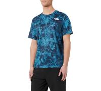 The North Face NF0A895H7OR1 24/7 S/S Tee Reg Print T-Shirt Homme Midnight Petrol Micro H Taille XS