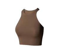 THE NORTH FACE NF0A896A1OI W REFINA Longline Bra Sports Bra Femme Smokey Brown Taille XL