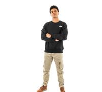 The North Face Sweatshirt Raglan Box NSE Crew Homme – Noir, logo blanc – Taille M