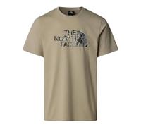 The North Face NF0A8A3W9IT1 M S/S Easy Tee Graphic INFILL Sweatshirt Homme Clay Grey/TNF Black 3D Taille XL