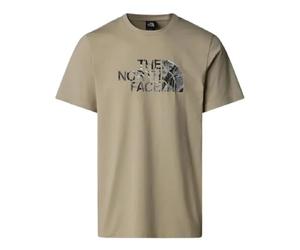 The North Face NF0A8A3W9IT1 M S/S Easy Tee Graphic INFILL Sweatshirt Homme Clay Grey/TNF Black 3D Taille S