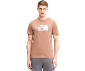 The North Face NF0A8A6C6E1 M S/S Easy Tee T-Shirt Homme Latte-TNF White Taille M