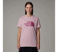 THE NORTH FACE NF0A8A6GA1O W S/S Relaxed Easy Tee T-Shirt Femme Metal Pink/Cyber Berry Taille L