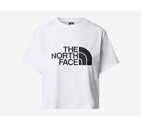 THE NORTH FACE NF0A8A6HFN4 W S/S Easy Relaxed Cropped Tee T-Shirt Femme TNF White Taille XL