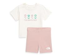 Ensemble The North Face Cotton Summer blanc rose bébé - 12-18