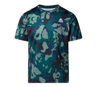 THE NORTH FACE NF0A8BP986U M MA 24/7 S/S Tee AOP T-Shirt Homme Deep Nori Light Show Taille S