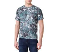 The North Face NF0A8BQ965S M 24/7 S/S Tee REG AOP T-Shirt Homme Deep Nori Trail Grid PR Taille XL