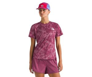 The North Face NF0A8BQG85N W Flex S/S Tee REG AOP T-Shirt Femme Cyber Berry Waterfall P Taille M