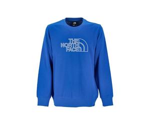 The North Face NF0A8C1C73V M Drew Peak Light Crew Sweatshirt Homme Hero Blue/TNF White Taille S