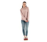 THE NORTH FACE NF0A8C1DARF W Drew Peak Light Hoodie Sweatshirt Femme Metal Pink/White Dune Taille M