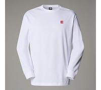 The North Face NF0A8C1TFN4 U AXYS Oversized L/S Tee T-Shirt Homme TNF White Taille M