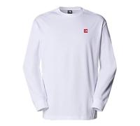 THE NORTH FACE NF0A8C1TFN4 U AXYS Oversized L/S Tee T-Shirt Homme TNF White Taille S