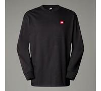 THE NORTH FACE NF0A8C1TJK3 U AXYS Oversized L/S Tee T-Shirt Homme TNF Black Taille XS