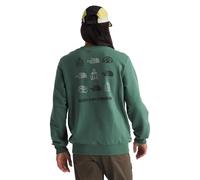THE NORTH FACE NF0A8C21HCH M Outdoor Graphic Crew Sweatshirt Homme Duck Green Taille XL