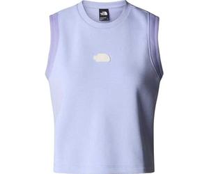 THE NORTH FACE NF0A8C260VI W Terry Relaxed Cropped Tank Vest Femme Purple Mint Taille L