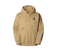 THE NORTH FACE NF0A8C2VLK5 U Mountain CLEANUP Oversized Hoodie Sweatshirt Homme Khaki Stone Taille S