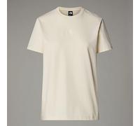 THE NORTH FACE NF0A8C38QLI W SS Logo RMST Relaxed Tee T-Shirt Femme White Dune Taille S