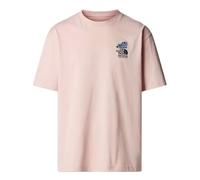The North Face NF0A8C4DLK6 U SS Mountain CLEANUP Oversized Tee T-Shirt Homme Pink Moss Taille L