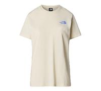 THE NORTH FACE NF0A8C4W973 W S/S Box NSE TAILGRID INFILL Relaxed Te T-Shirt Femme White Dune/Virtual Blue Taille S