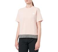 THE NORTH FACE NF0A8CMALK6 W Fabric Mix SS Tee - AP T-Shirt Femme Pink Moss Taille S