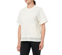THE NORTH FACE NF0A8CMAQLI W Fabric Mix SS Tee - AP T-Shirt Femme White Dune Taille XS