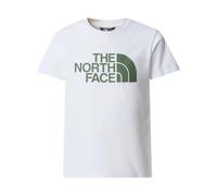 THE NORTH FACE NF0A8DRN9ZN B S/S Easy Tee T-Shirt Unisex TNF White/Duck Green Taille S