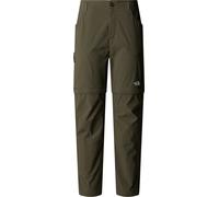 The North Face - Pantalon de randonnée convertible - W Exploration Convertible Pant New Taupe Green pour Femme - Taille 40 - Vert Vert 40