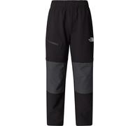 The North Face - Pantalon de randonnée déperlant - Teen Hike Conv Pant TNF Black Asphalt Grey - Taille Enfant 120-129 - Noir Noir 120-129