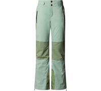 The North Face - Pantalon de ski chaud et imperméable - W Lenado Pant Slate Moss Bark Mist pour Femme - Taille M - Vert Vert M