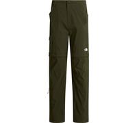 The North Face - Pantalon déperlant de randonnée - W Exploration Reg Straight Convertible Pant New Taupe Green pour Femme en Nylon - Taille 40 - Vert Vert 40