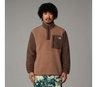 The North Face Polaire À Col Zippé Yumiori Pour Homme Latte-smokey Brown-tnf Black Taille S male