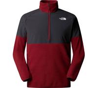 The North Face - Polaire demi-zippée - M Glacier Heavyweight 1/2 Zip Sumac Asphalt Grey pour Homme - Taille XL - Rouge Rouge XL