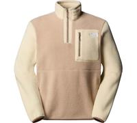 The North Face - Polaire demi-zippée - M Yumiori 1/4 Zip Mushroom Grey Gravel Mocha Brown pour Homme - Taille M - Beige Beige M