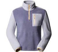 The North Face - Polaire demi-zippée - W Yumiori 1/4 Zip Twilight Galaxy Blue Flax Mineral Salt pour Femme - Taille L - Violet Violet L