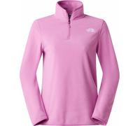 The North Face - Polaire zippée à 1/4 en polyester recyclé - W Glacier Fleece 1/4 Zip Jacket Hushed Lavender pour Femme - Taille S - Violet Violet S