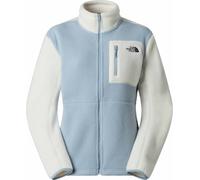 The North Face - Polaire zippée en polyester recyclé - W Yumiori Full Zip Frost Grey White pour Femme - Taille L - Blanc Blanc L