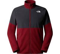 The North Face - Polaire zippée - M Glacier Heavyweight Full Zip Sumac Asphalt Grey pour Homme - Taille XL - Rouge Rouge XL
