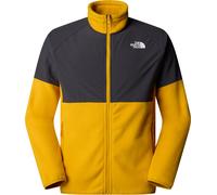 The North Face - Polaire zippée - M Glacier Heavyweight FZ Jkt Turmeric/Asphalt Grey pour Homme - Taille XL - Jaune Jaune XL