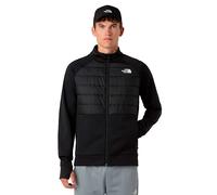 The North Face Reaxion 2.0 Fleece Hybrid, veste à fermeture éclair intégrale TNF Black Heather L