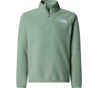 The North Face - Polaire zippée - Teen Glacier 1/4 Zip Pullover Slate Moss - Taille Enfant M - Vert Vert M