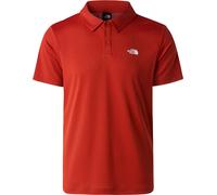 The North Face - Polo de randonnée léger et ultra-respirant avec col boutonné et manches côtelées - M Tanken Polo Iron Clay pour Homme - Taille L - Rouge L