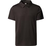 The North Face - Polo de randonnée léger et ultra-respirant col boutonné manches côtelées - M Tanken Polo TNF Black pour Homme - Taille M - Noir Noir M